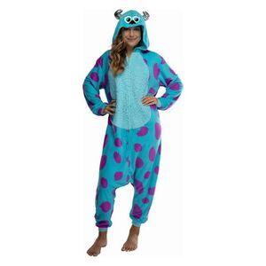 Sully Monsters INC Hooded Costume Pajama One Piece Adult Small
